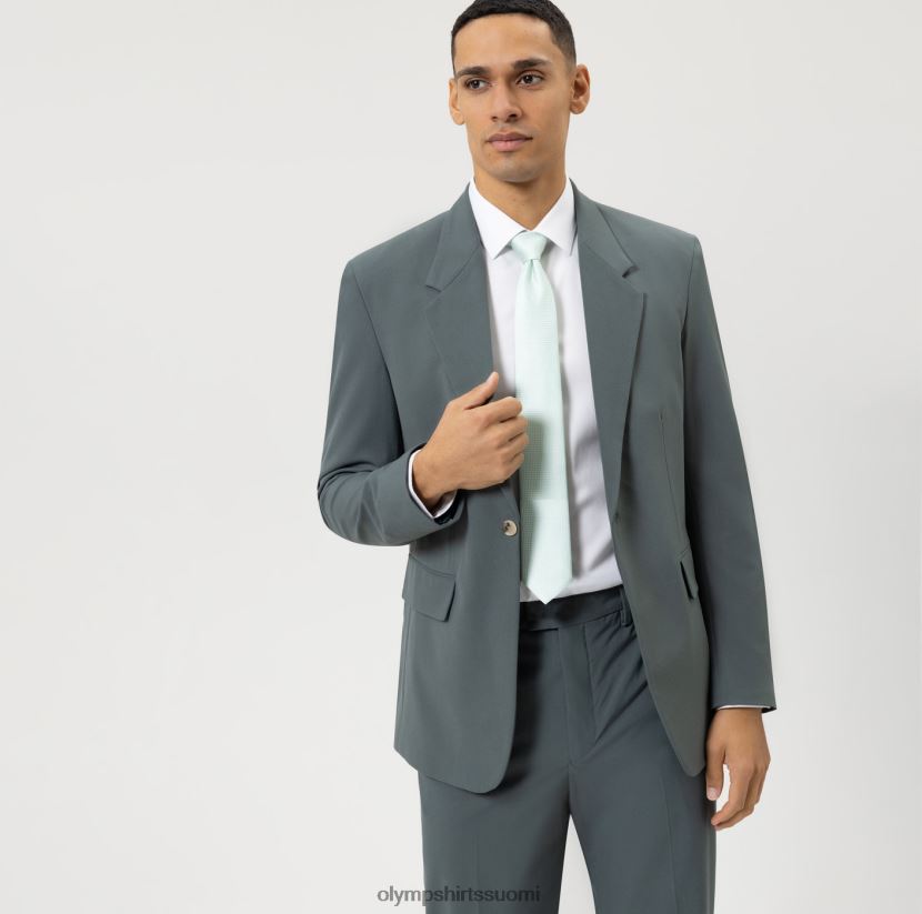 Lisätarvikkeet OLYMP solmio kapea 6,5 ​​cm, kristallinvihreä 24N6D2475