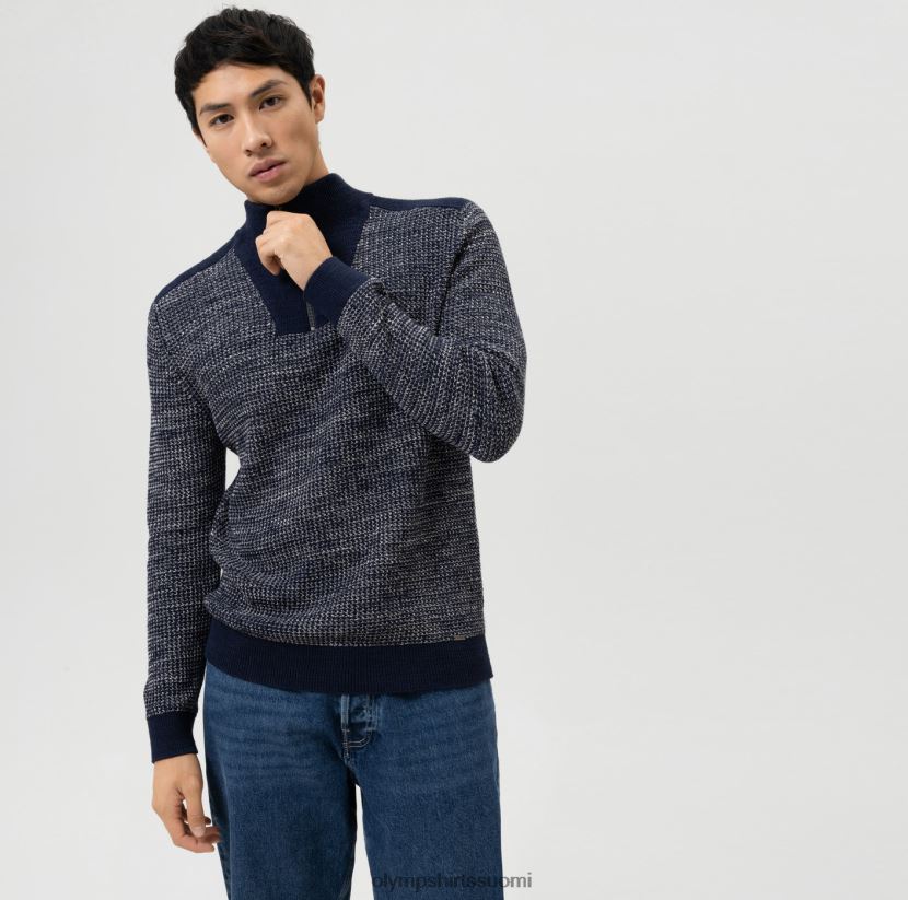 vaatetus OLYMP neuleet moderni istuvuus, pusero vetoketjullinen takki, meri 24N6D1749