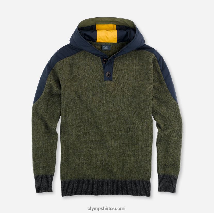 vaatetus OLYMP neuleet moderni istuvuus, villapaita, oliivi 24N6D1854