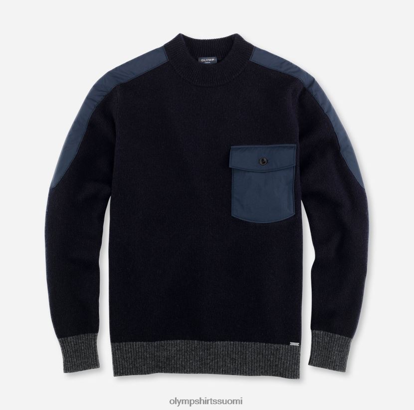 vaatetus OLYMP neuleet moderni istuvuus, villapaita pystykaulus, meri 24N6D1864