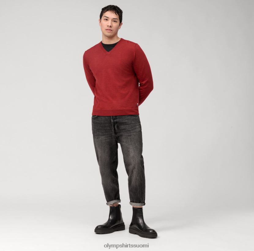 vaatetus OLYMP rento neulepusero, barolo 24N6D1765