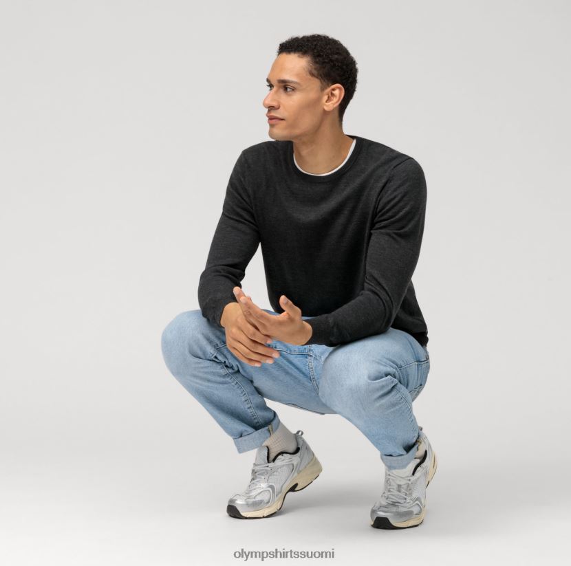 vaatetus OLYMP rento neulepusero, grafiitti 24N6D1827