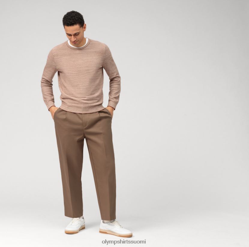 vaatetus OLYMP rento neulepusero, punaruskea 24N6D1818