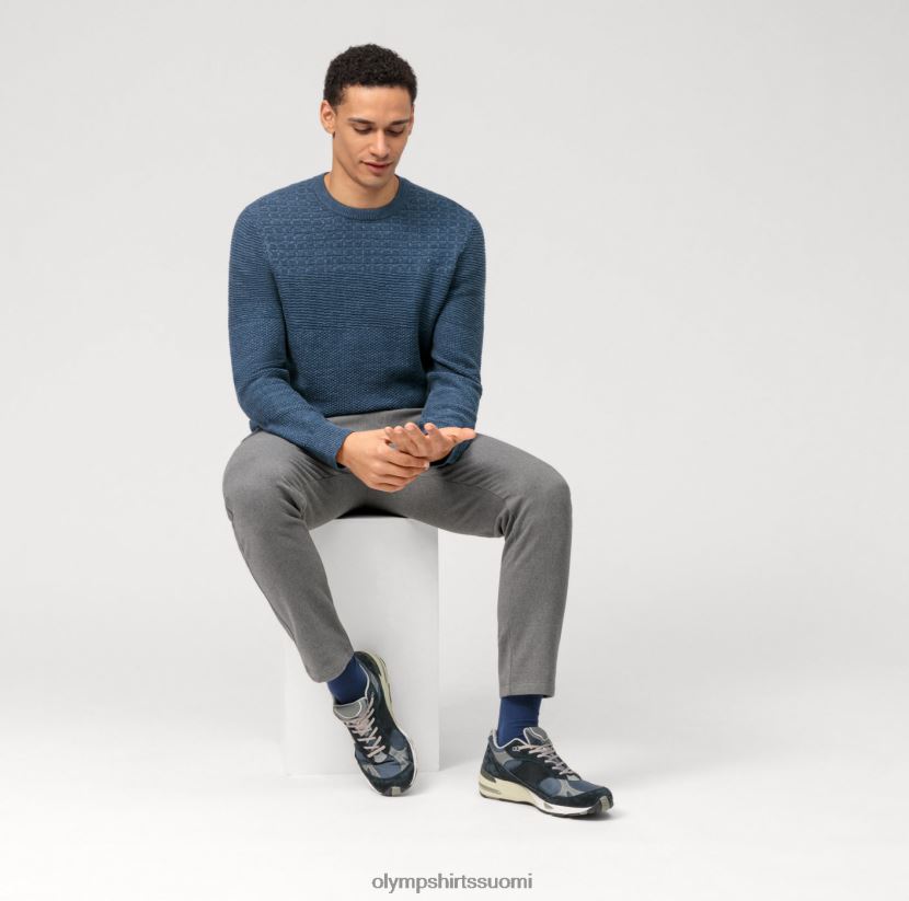 vaatetus OLYMP rento neulepusero, savunsininen 24N6D1825