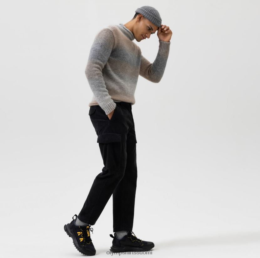 vaatetus OLYMP tason viisi neulea body fit, villapaidan pystykaulus, harmaa 24N6D1848