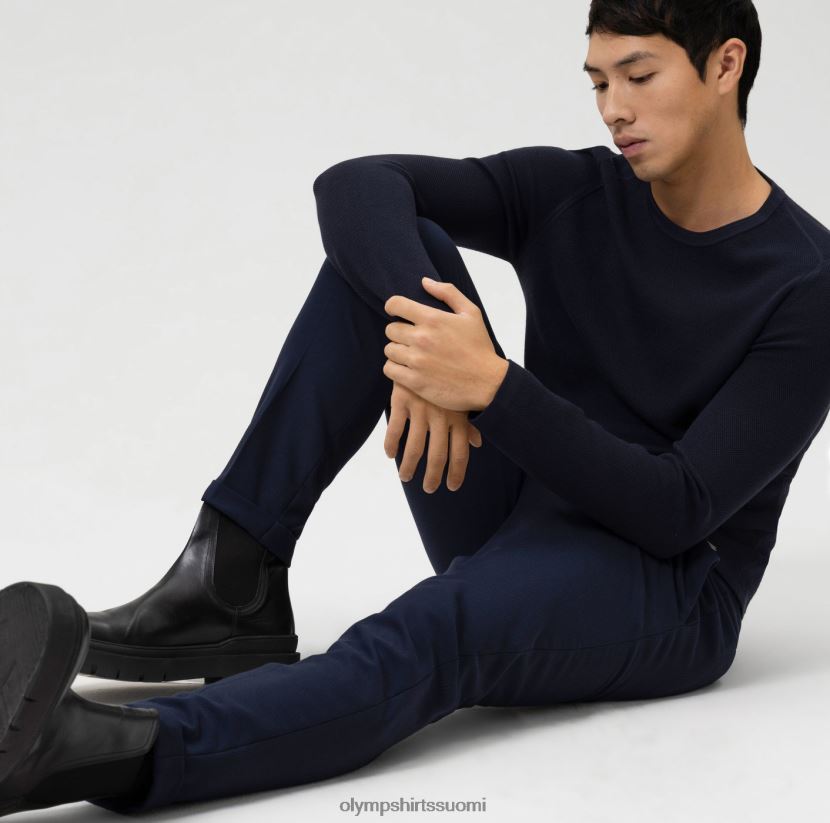 vaatetus OLYMP tason viisi neuleet body fit, villapaita miehistöpääntie, meri 24N6D1842