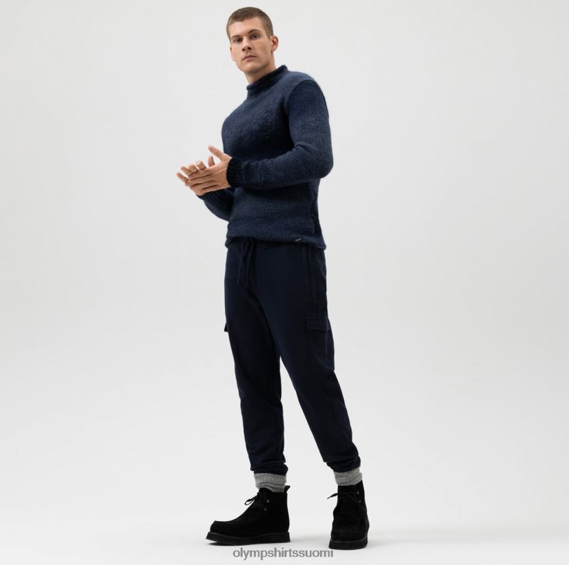 vaatetus OLYMP tason viisi neuleet body fit, villapaita pystykaulus, meri 24N6D1849