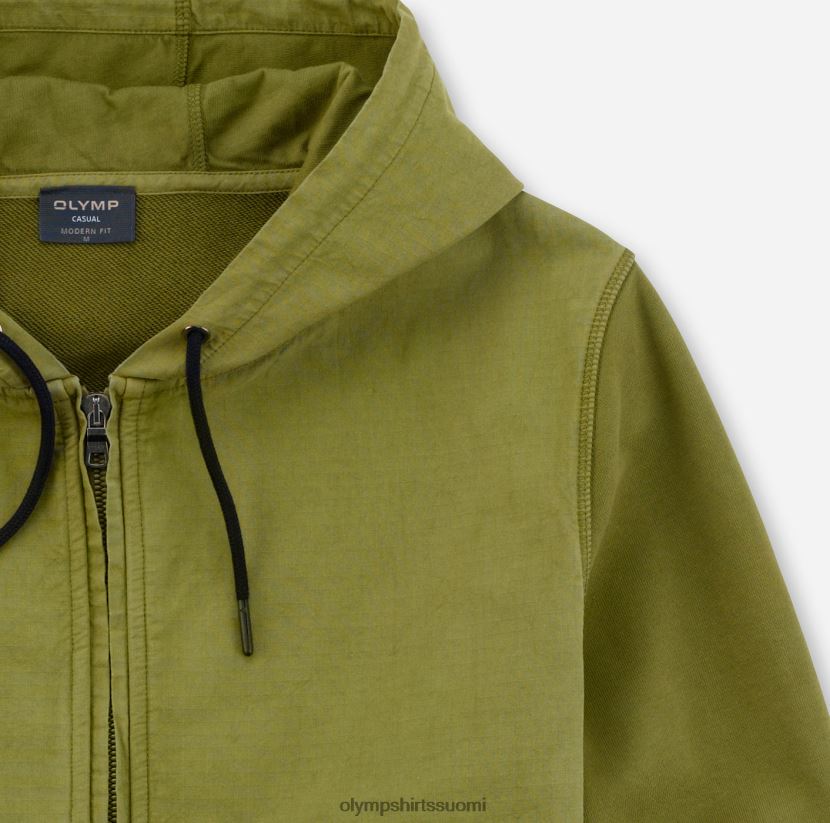 vaatetus OLYMP hiki moderni malli, collegetakki, limenvihreä 24N6D1946