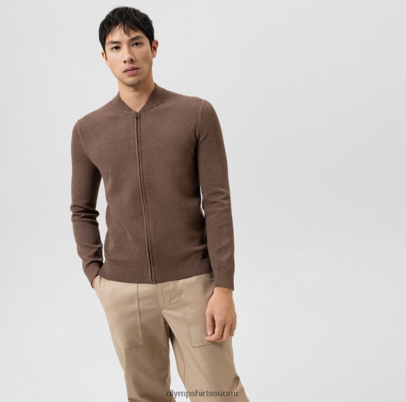 vaatetus OLYMP tason viisi neule body fit, neuletakki, ruskea 24N6D1938