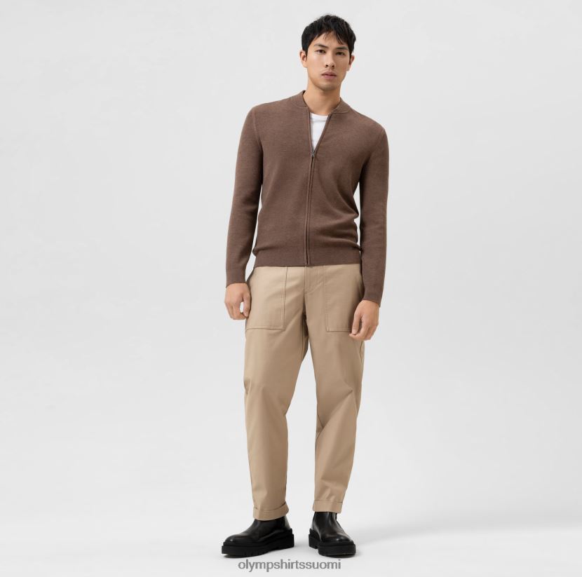 vaatetus OLYMP tason viisi neule body fit, neuletakki, ruskea 24N6D1938