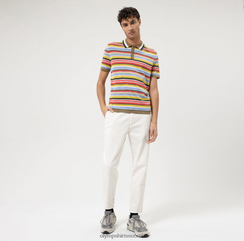 vaatetus OLYMP neuleet moderni istuvuus, poolo, limenvihreä 24N6D2084