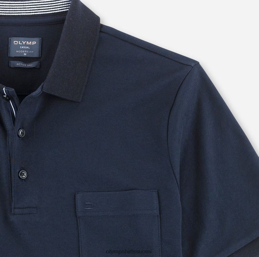 vaatetus OLYMP rento moderni istuvuus, poolo, keskiyönsininen 24N6D2070