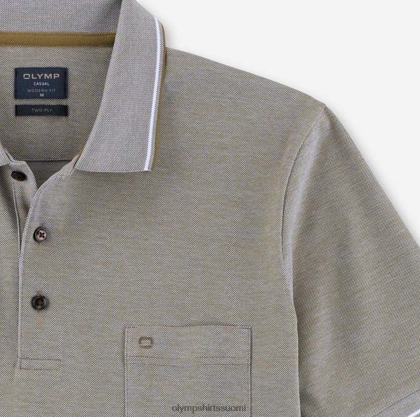 vaatetus OLYMP rento moderni istuvuus, poolo, khaki 24N6D2079