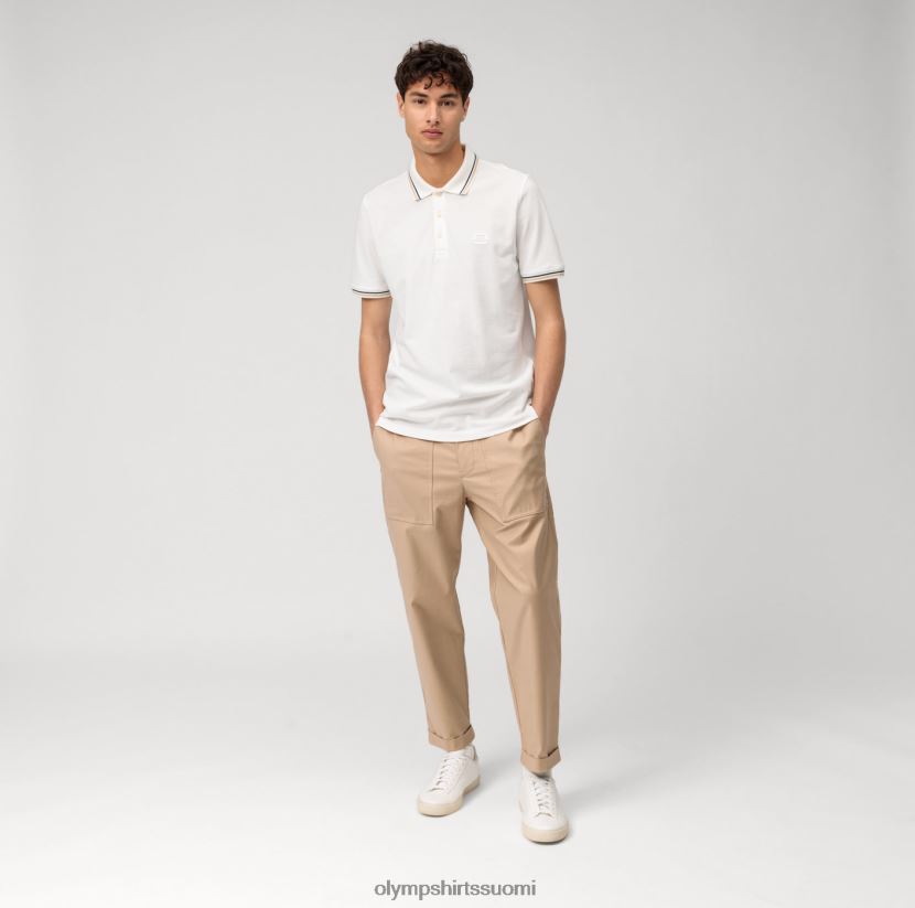 vaatetus OLYMP rento moderni istuvuus, poolo, luonnonvalkoinen 24N6D2145