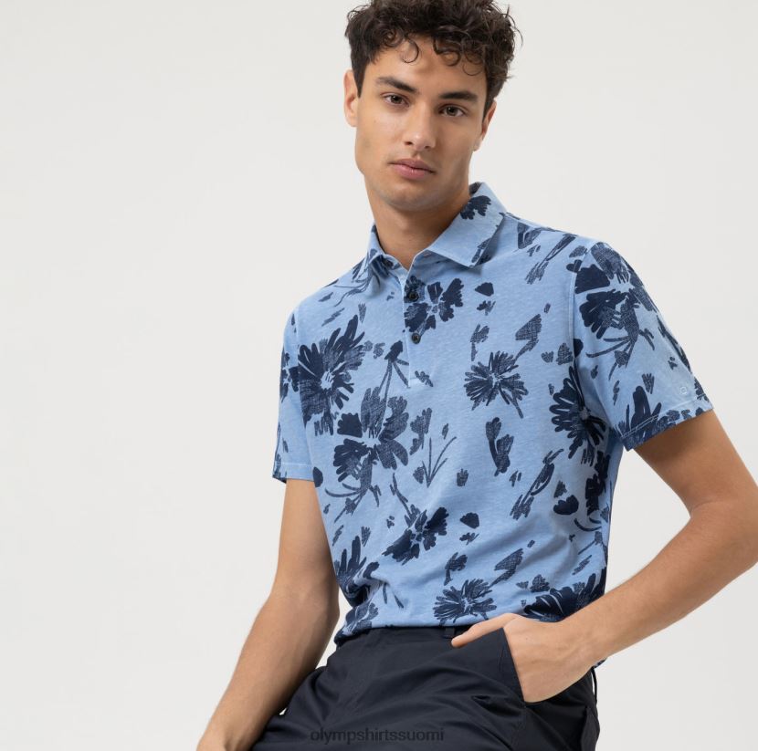 vaatetus OLYMP rento moderni istuvuus, poolo, meri 24N6D2146