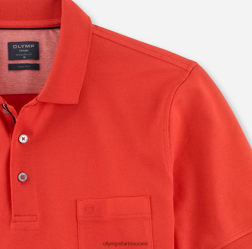 vaatetus OLYMP rento moderni istuvuus, poolo, ruoste 24N6D2086