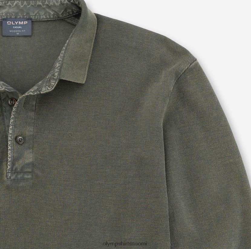 vaatetus OLYMP rento moderni istuvuus, poolo, tummanvihreä 24N6D2183