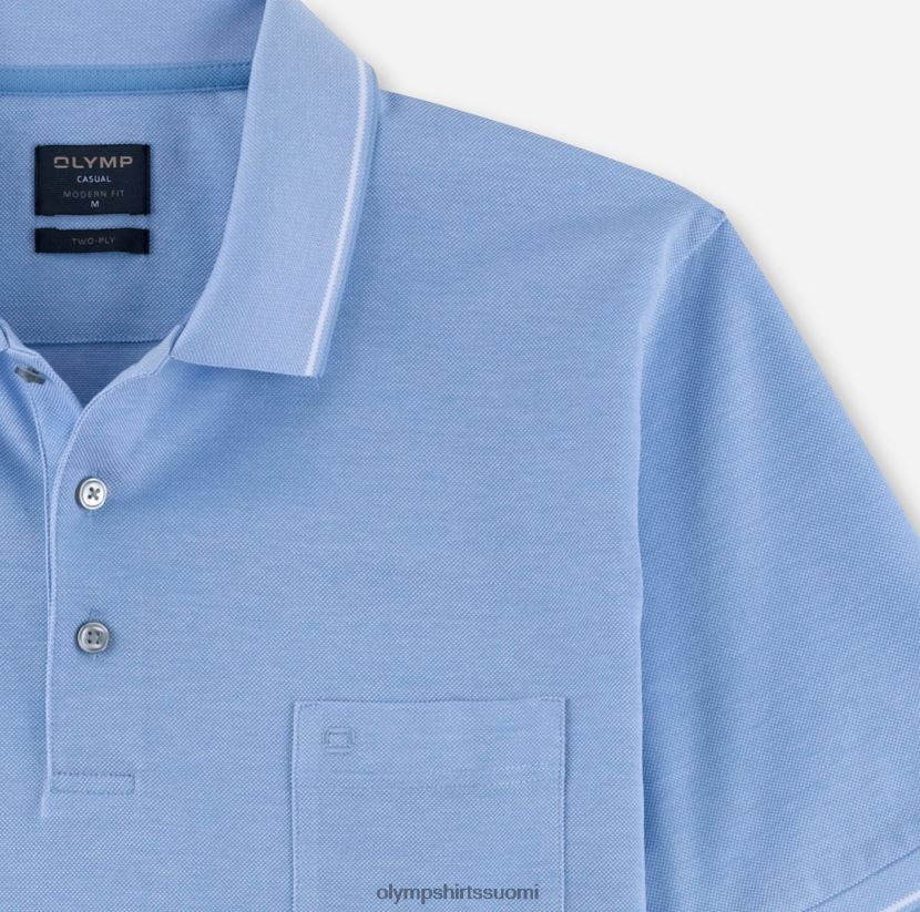 vaatetus OLYMP rento moderni istuvuus, poolo, vaaleansininen 24N6D2093