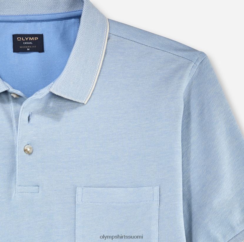 vaatetus OLYMP rento moderni istuvuus, poolo, vaaleansininen 24N6D2095