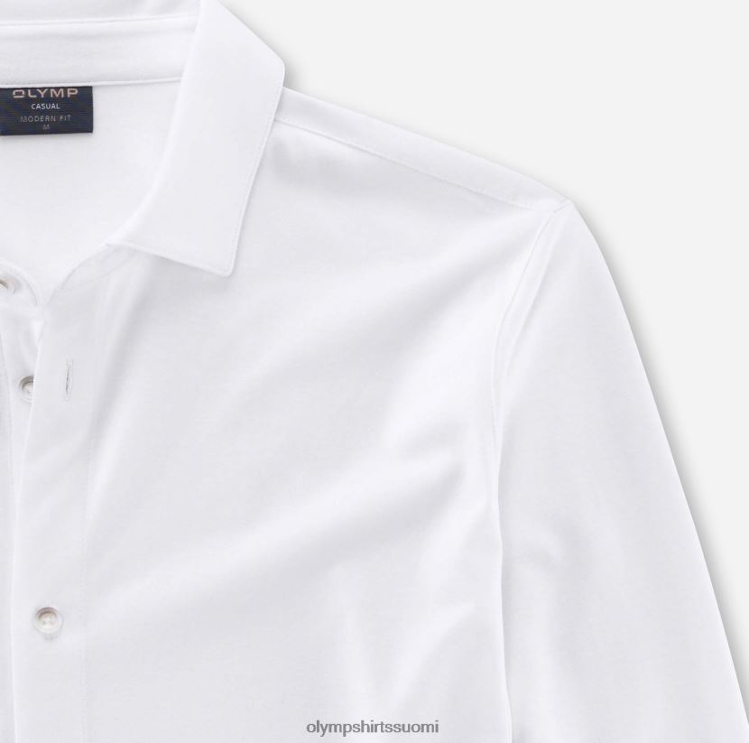 vaatetus OLYMP rento moderni istuvuus, poolo, valkoinen 24N6D2151