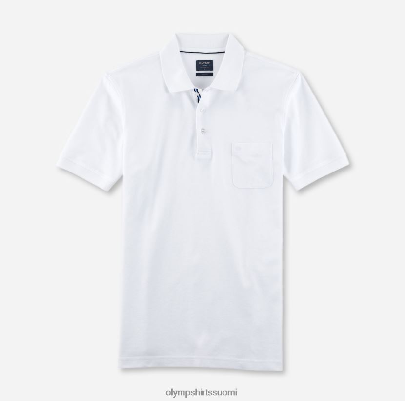 vaatetus OLYMP rento moderni istuvuus, poolo, valkoinen 24N6D2169