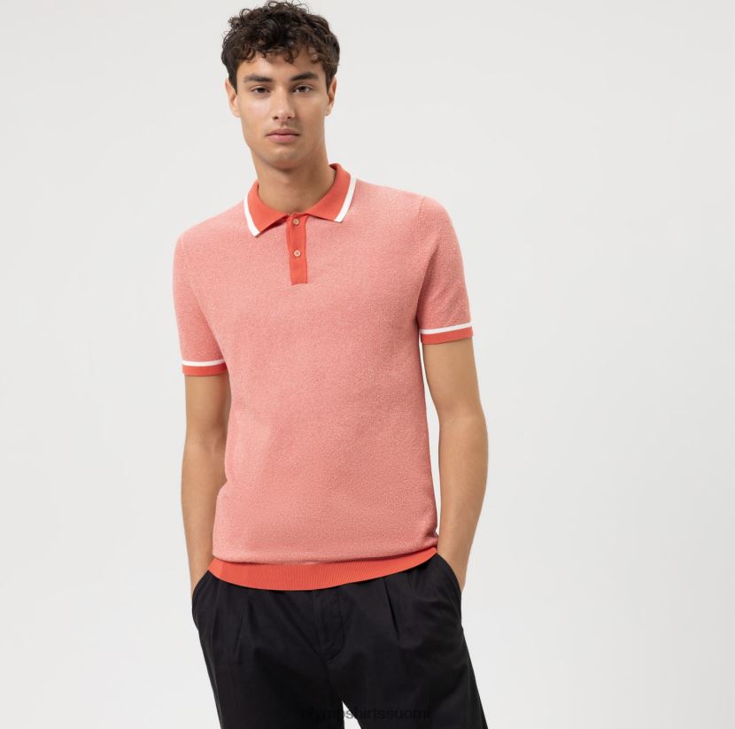 vaatetus OLYMP tason viisi neuleet body fit, poolo, punainen 24N6D2103