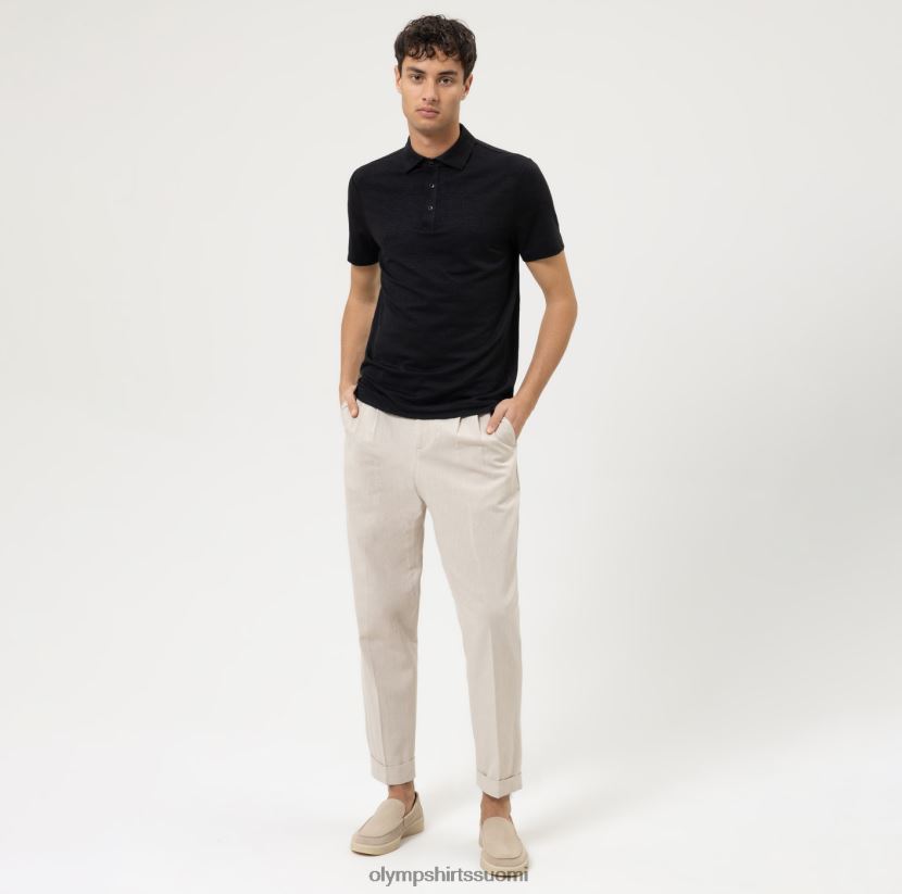 vaatetus OLYMP tason viisi rento body-istuvuus, poolo, musta 24N6D2135