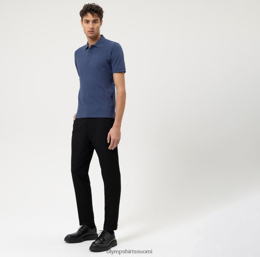 vaatetus OLYMP tason viisi rento vartalomalli, poolo, indigo 24N6D2158