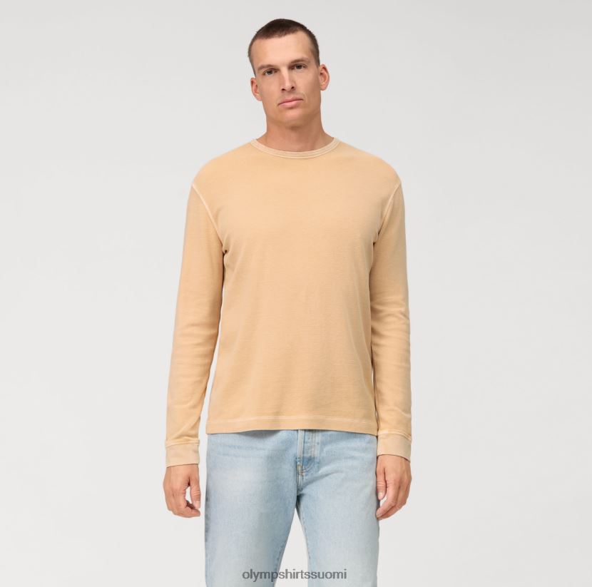 vaatetus OLYMP rento jersey pitkähihainen t-paita, luonnollinen 24N6D2048