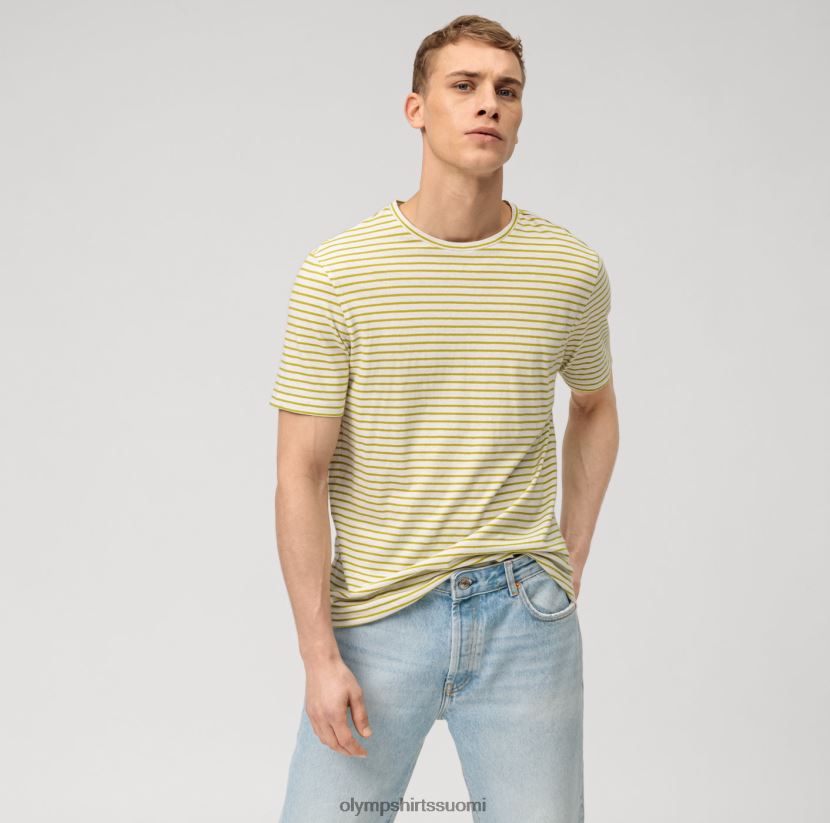 vaatetus OLYMP rento moderni malli, t-paita, lime 24N6D2027