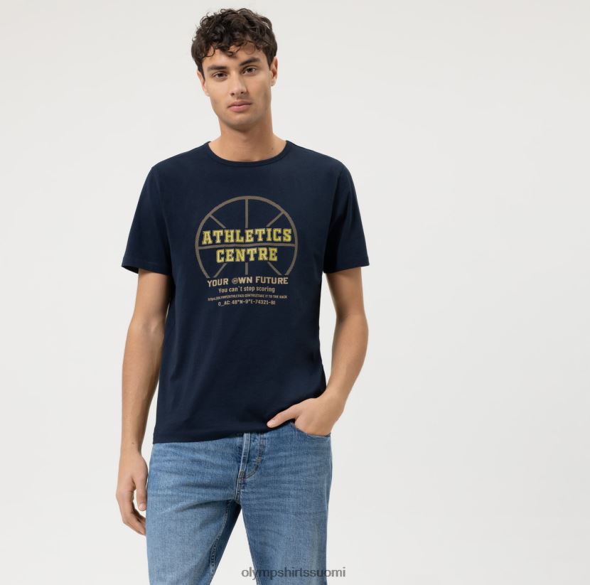 vaatetus OLYMP rento moderni malli, t-paita, meri 24N6D2013