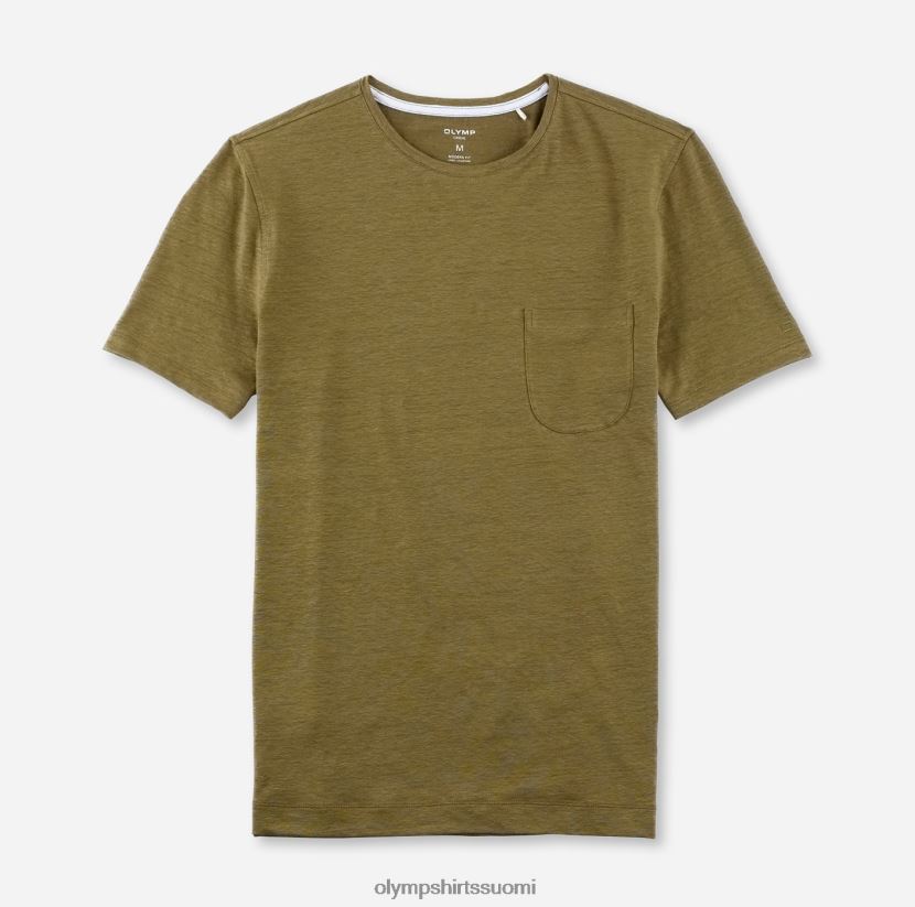vaatetus OLYMP rento moderni malli, t-paita, nougat 24N6D2049