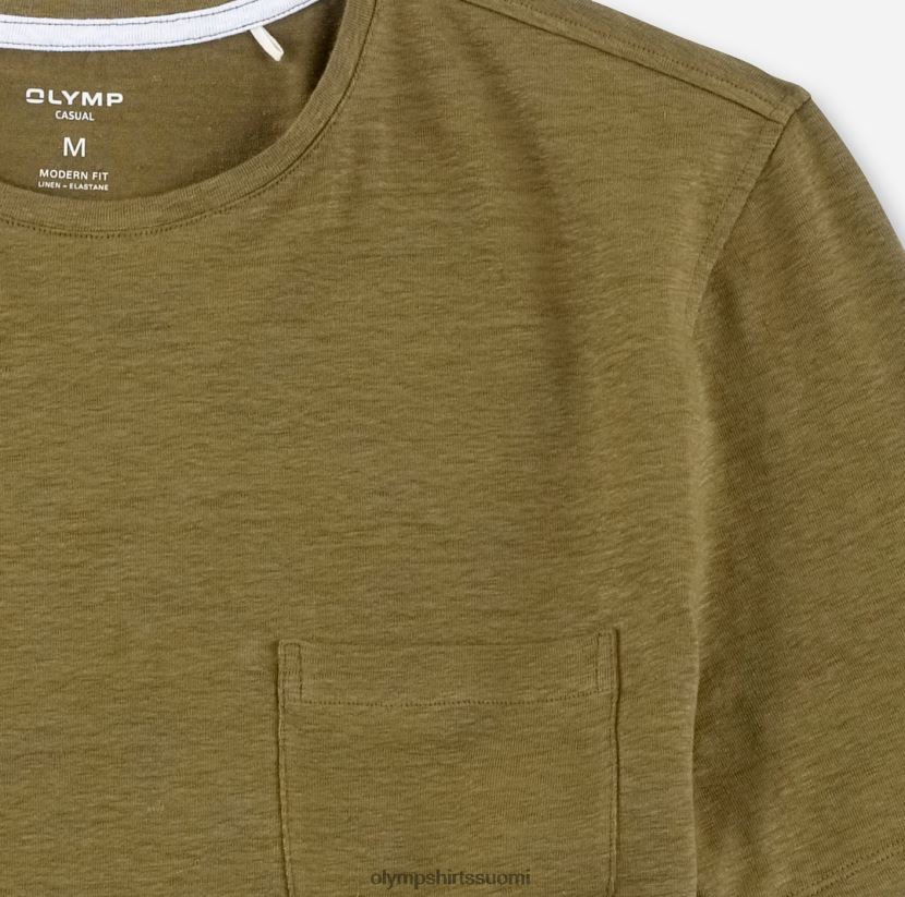 vaatetus OLYMP rento moderni malli, t-paita, nougat 24N6D2049