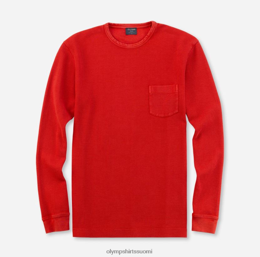 vaatetus OLYMP rento moderni malli, t-paita, punainen 24N6D2064