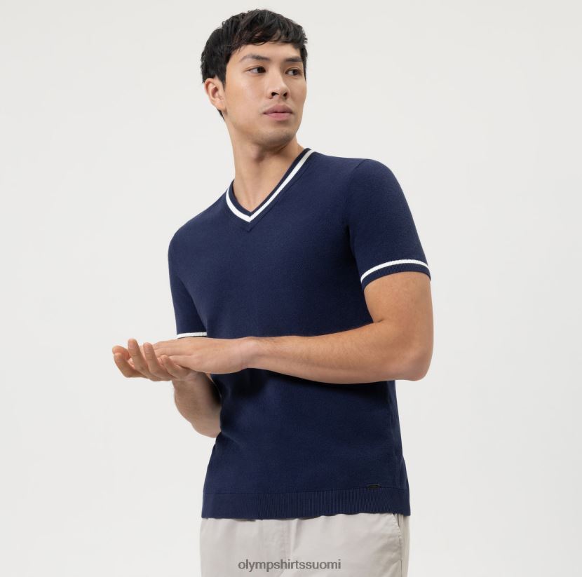 vaatetus OLYMP tason viisi neuleet body fit, t-paita, meri 24N6D2055