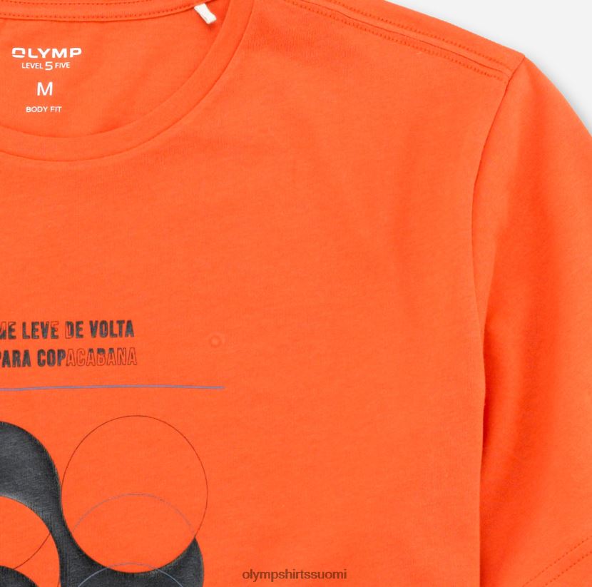 vaatetus OLYMP tason viisi rento body-istuvuus, t-paita, oranssi 24N6D2063