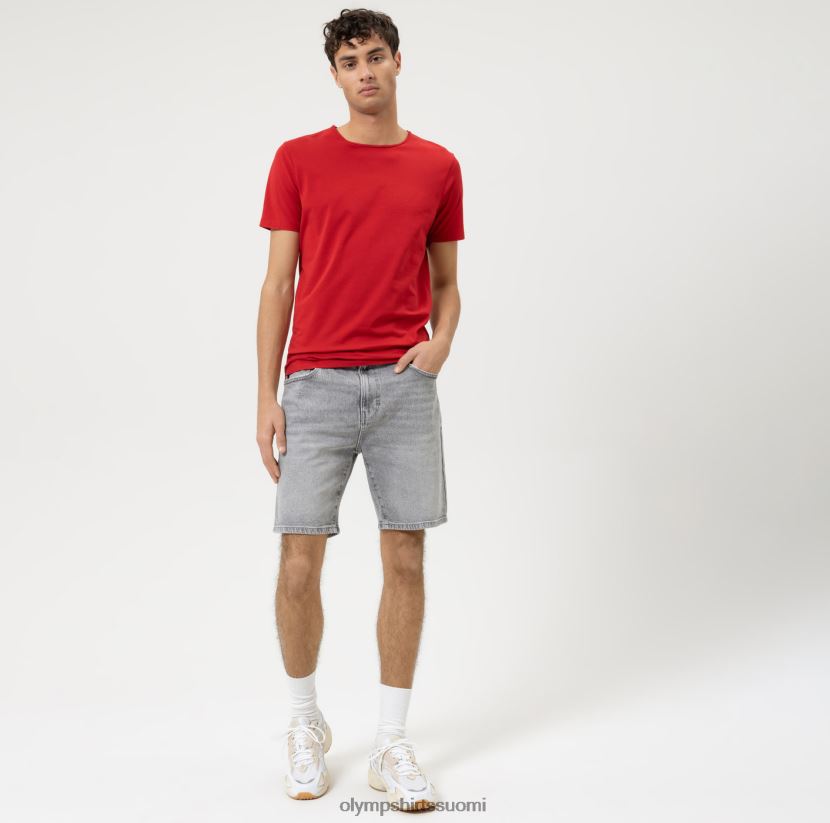 vaatetus OLYMP tason viisi rento body-istuvuus, t-paita, tiilenpunainen 24N6D2058