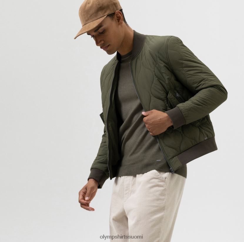 vaatetus OLYMP taso viisi hiki body fit, takki, oliivi 24N6D2192