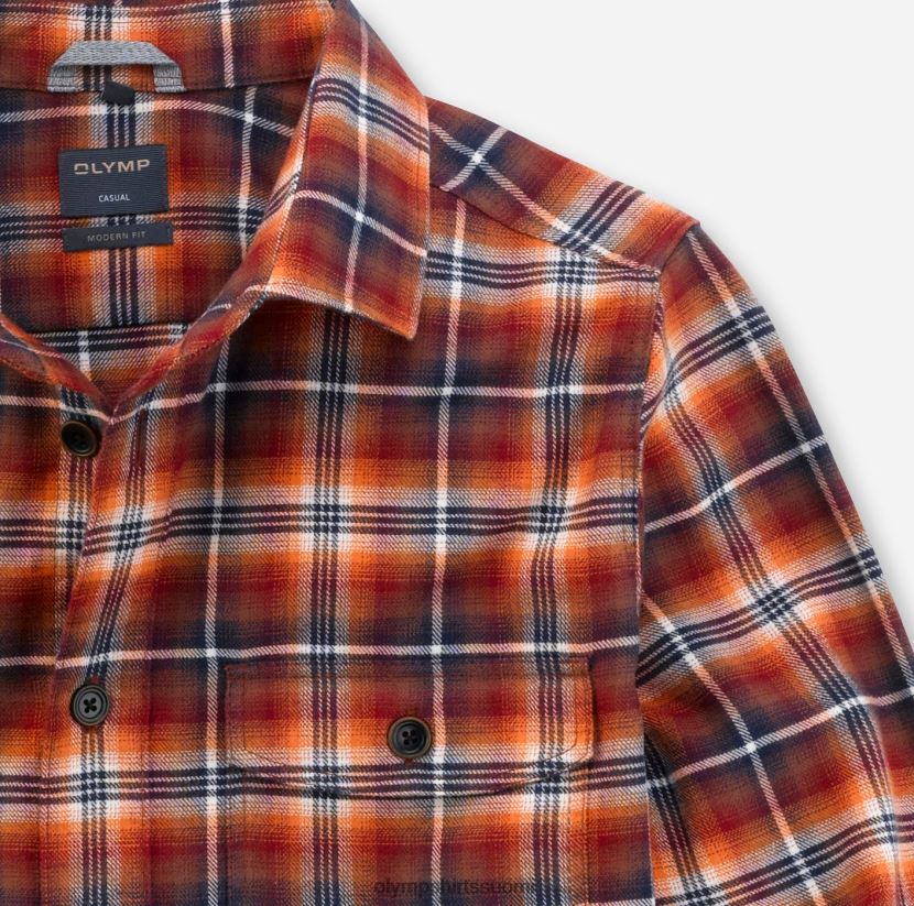 vaatetus OLYMP rento päällyspaita, rento paita, kentti, karamelli 24N6D1987