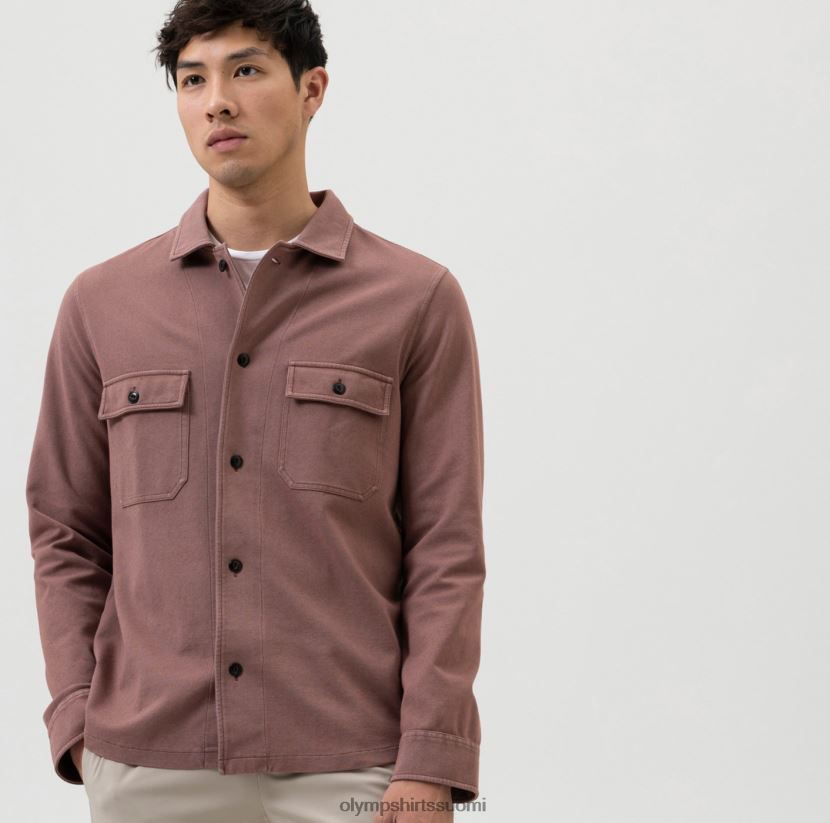 vaatetus OLYMP taso viisi collegepaita, punaruskea 24N6D1985