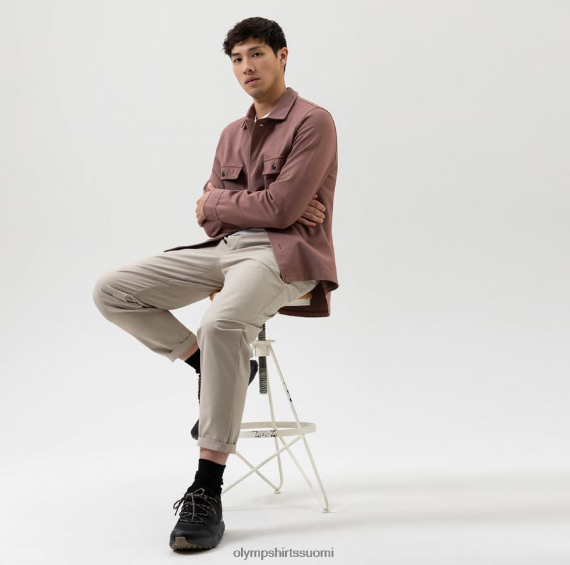 vaatetus OLYMP taso viisi collegepaita, punaruskea 24N6D1985