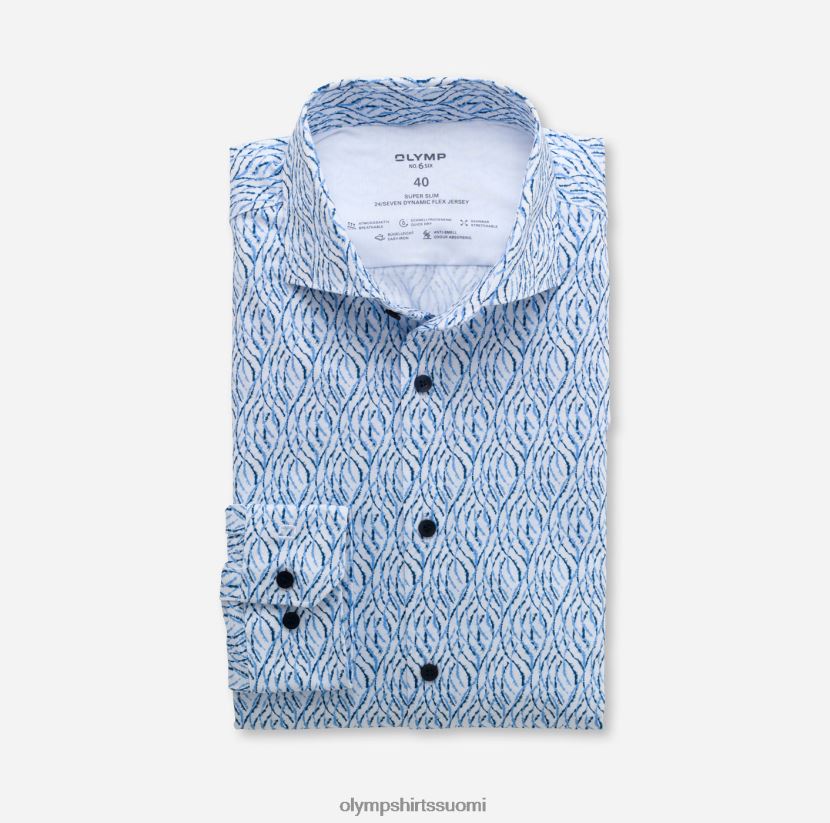 vaatetus OLYMP ei. kuusi 24/7 super ohut, bisnespaita, kent, savunsininen 24N6D237