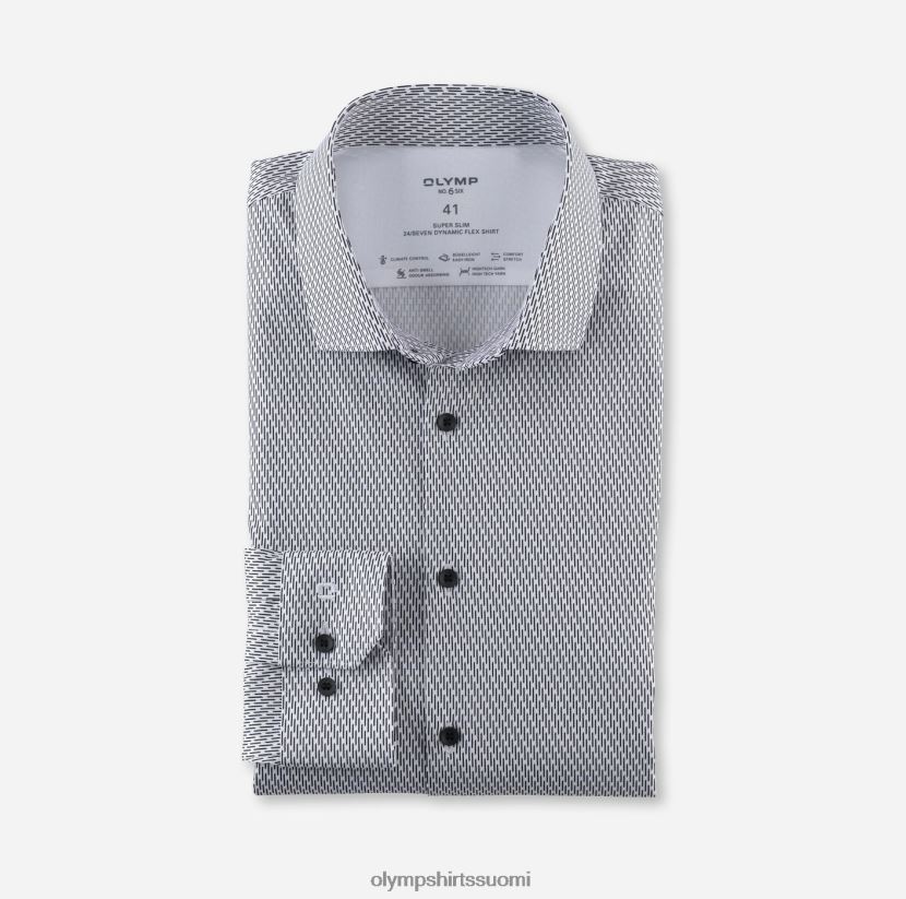 vaatetus OLYMP ei. kuusi 24/7 super ohut, bisnespaita, moderni kent, valkoinen 24N6D254