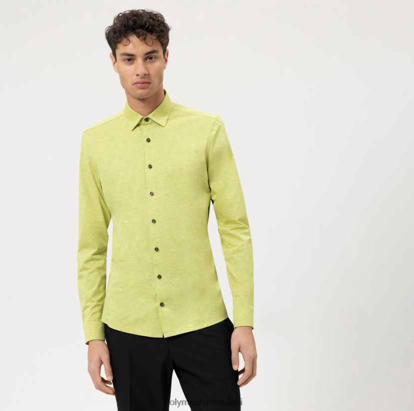 vaatetus OLYMP ei. kuusi 24/7 super ohut, bisnespaita, urban kent, vaaleanvihreä 24N6D150