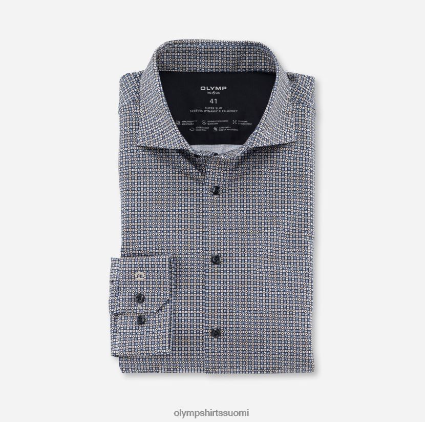 vaatetus OLYMP ei. kuusi 24/7 super slim, business paita, kent, luonnollinen 24N6D155