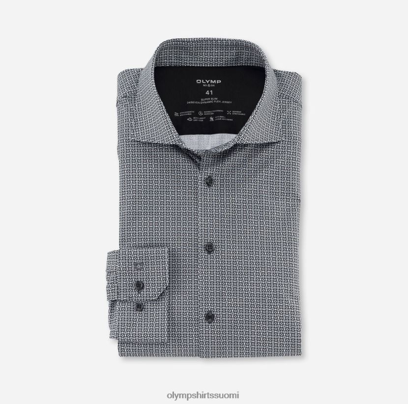 vaatetus OLYMP ei. kuusi 24/7 super slim, business paita, kent, musta 24N6D14