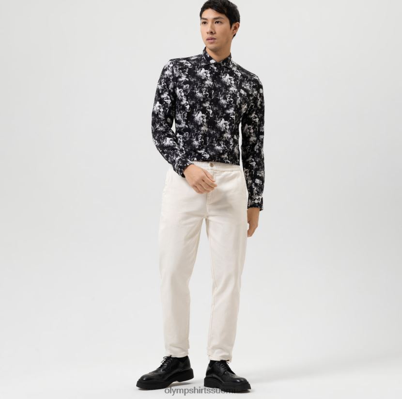 vaatetus OLYMP ei. kuusi 24/7 super slim, business paita, kent, musta 24N6D171