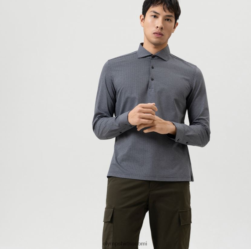 vaatetus OLYMP ei. kuusi 24/7 super slim, business paita, kent, musta 24N6D97