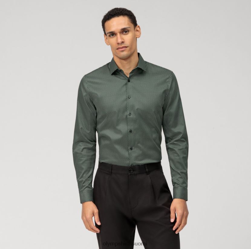 vaatetus OLYMP ei. kuusi erittäin ohutta, bisnespaita, moderni kent, oliivi 24N6D51