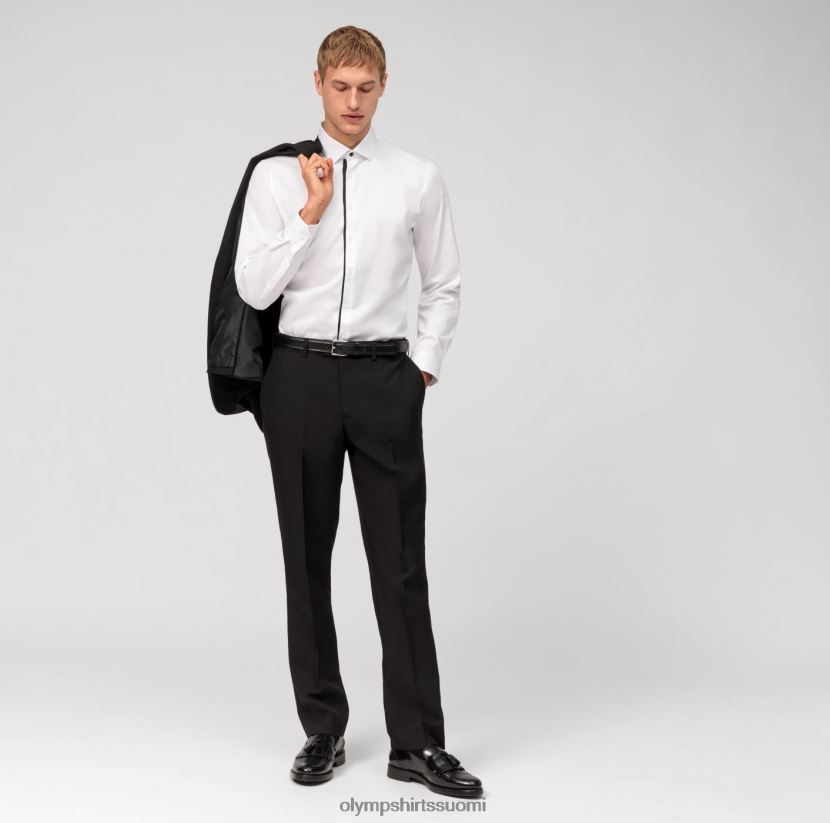vaatetus OLYMP ei. kuusi erittäin ohutta, bisnespaita, moderni kent, valkoinen 24N6D186